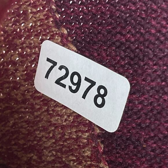 SIGRID OLSEN Sweater Womens PL Petite Colorblock Shawl Wool Blend Cardigan Red - Picture 14 of 14